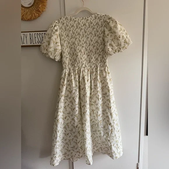 Inherit Clothing Company Floral MIDI Dress Spring Easter - Picture 4 of 4